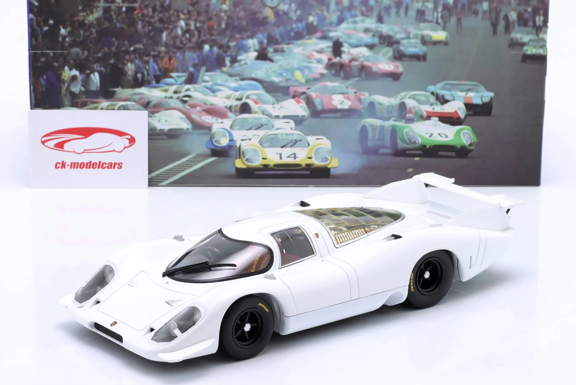 Porsche 917 LH Plain Body Version 1969 weiß 1:18 WERK83