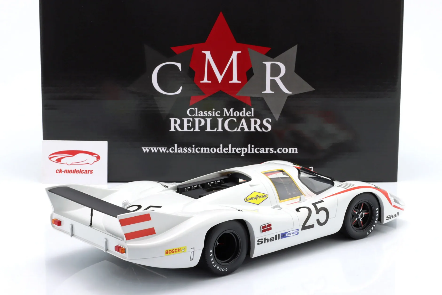 Porsche 917 LH #25 Pole Position 24h LeMans 1970 Elford, Ahrens 1:12 CMR