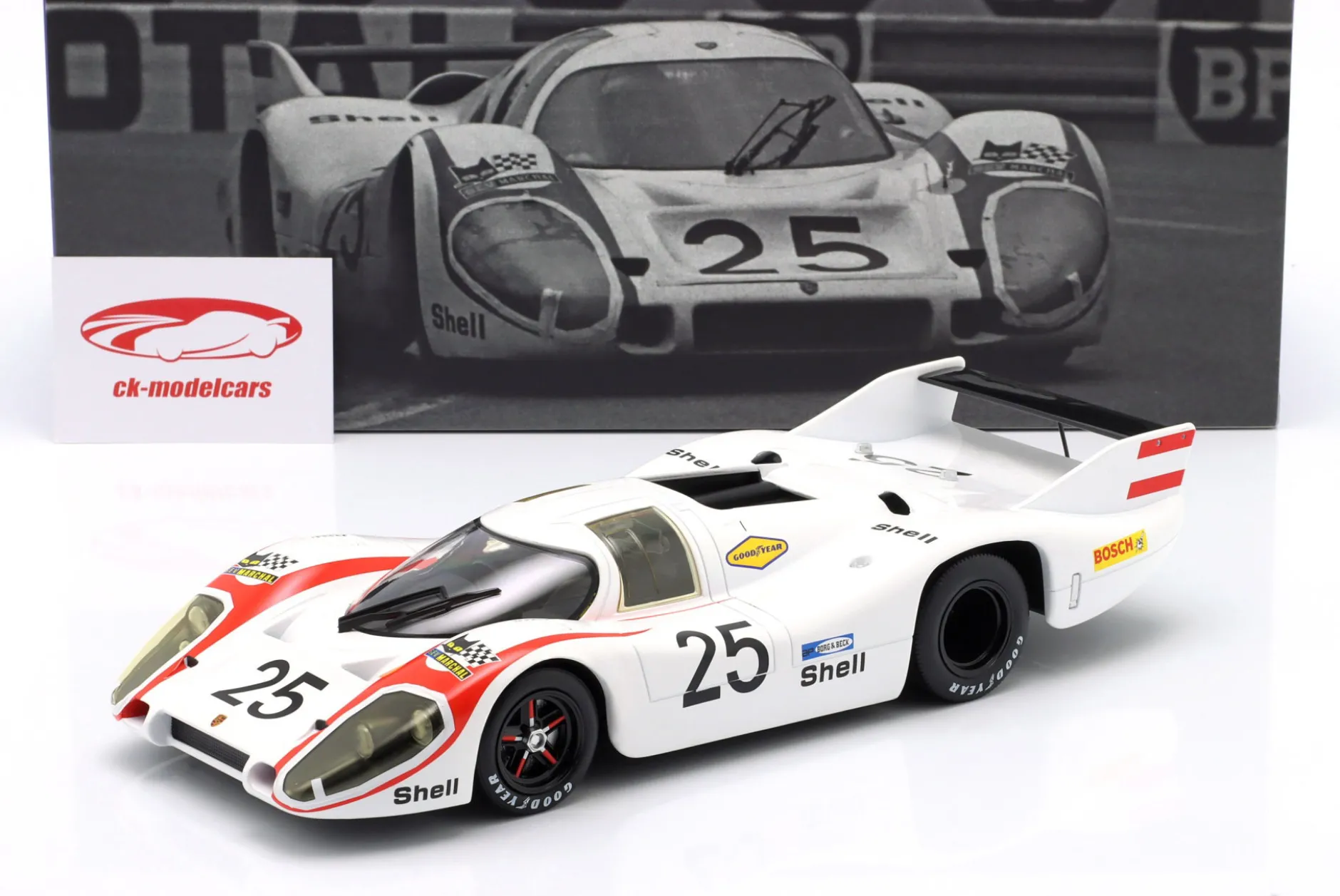 Porsche 917 LH #25 Pole Position 24h LeMans 1970 Elford, Ahrens 1:18 WERK83