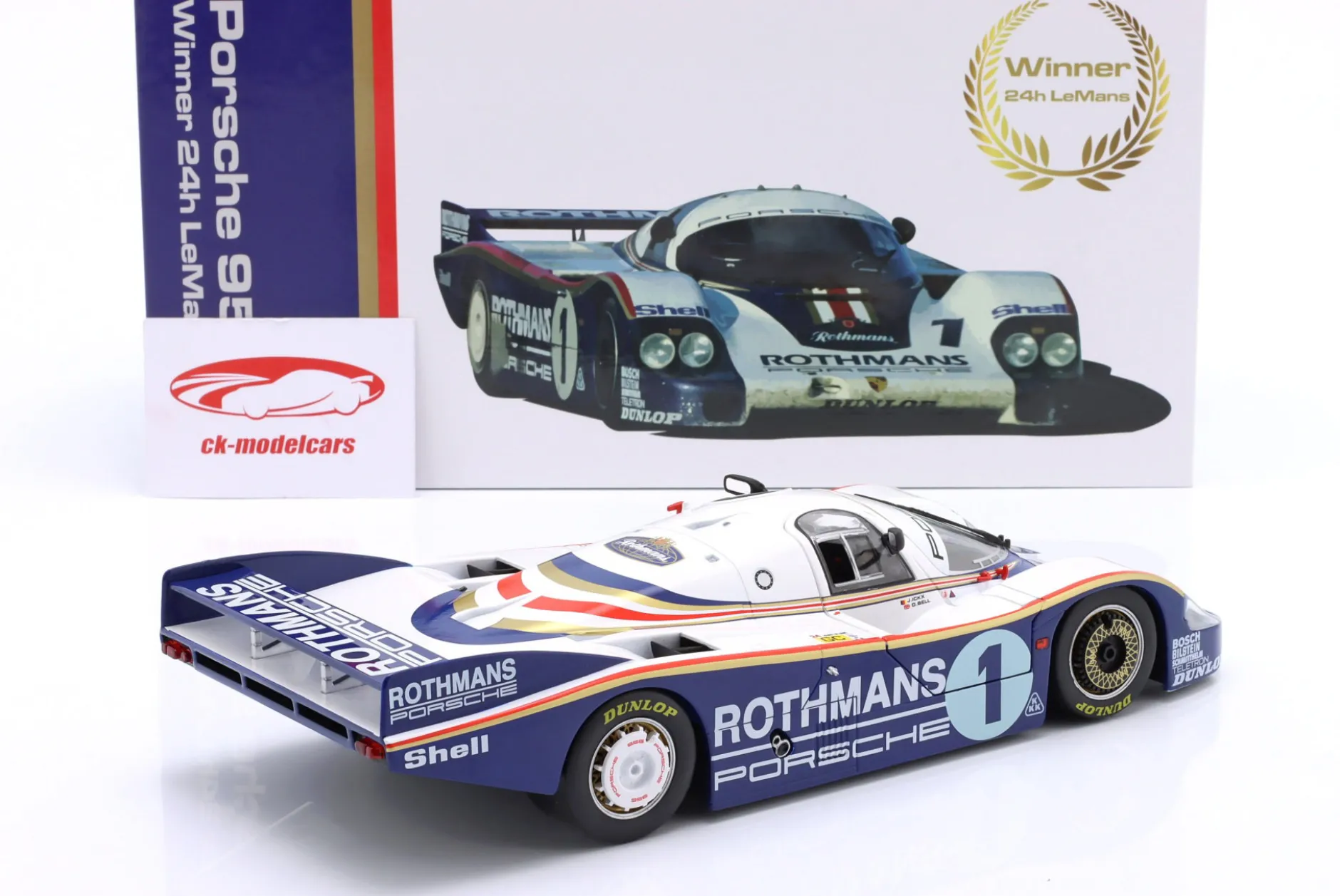 Porsche 956 LH #1 Sieger 24h LeMans 1982 Ickx, Bell 1:18 WERK83