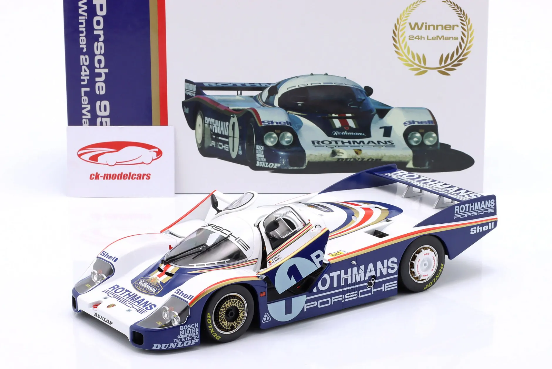 Porsche 956 LH #1 Sieger 24h LeMans 1982 Ickx, Bell 1:18 WERK83