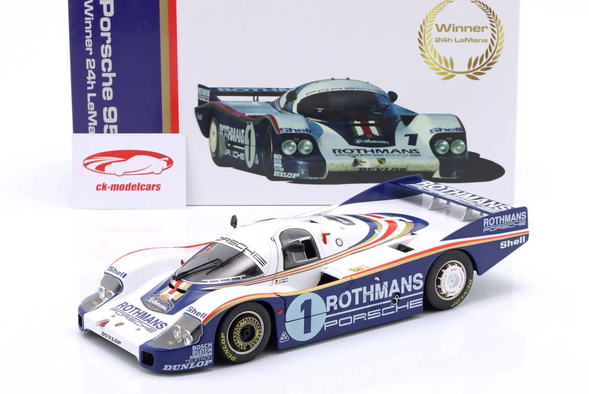 Porsche 956 LH #1 Sieger 24h LeMans 1982 Ickx, Bell 1:18 WERK83