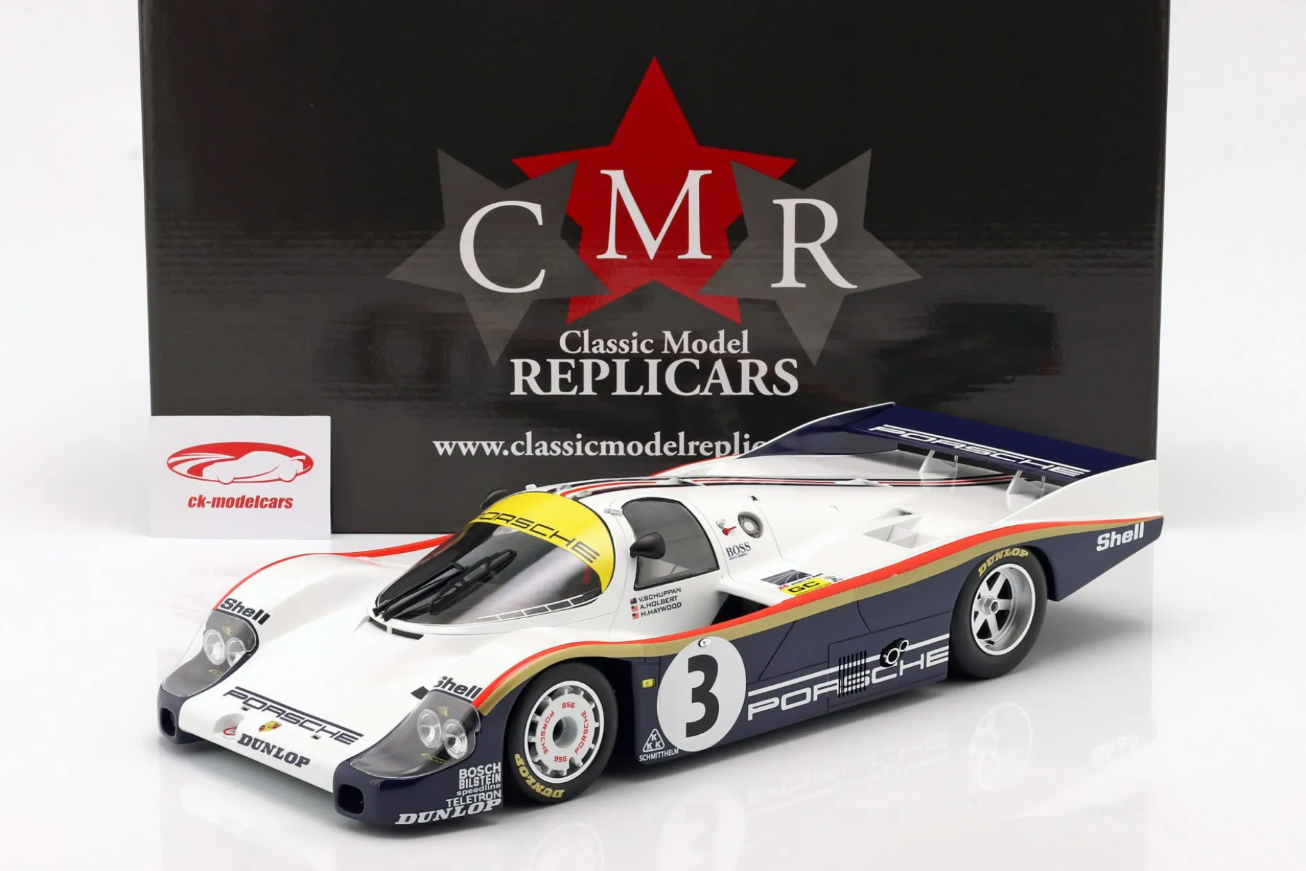 Porsche 956 LH #3 Sieger 24h LeMans 1983 Schuppan, Haywood, Holbert 1:12 CMR