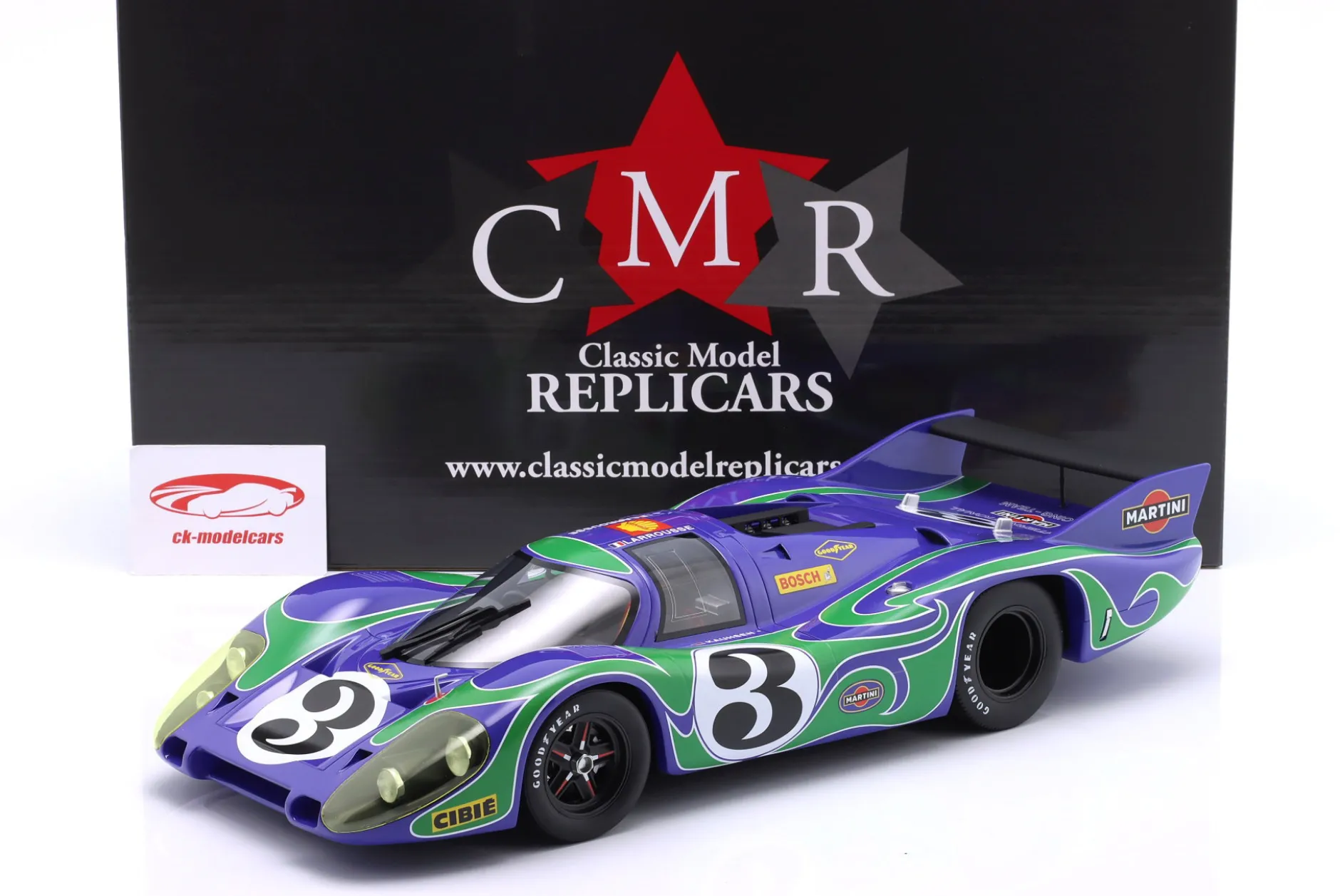 Porsche 917L #3 2nd 24h LeMans 1970 Larrousse, Kauhsen 1:12 CMR