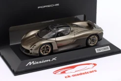 Porsche Mission X rocket metallic 1:43 Spark