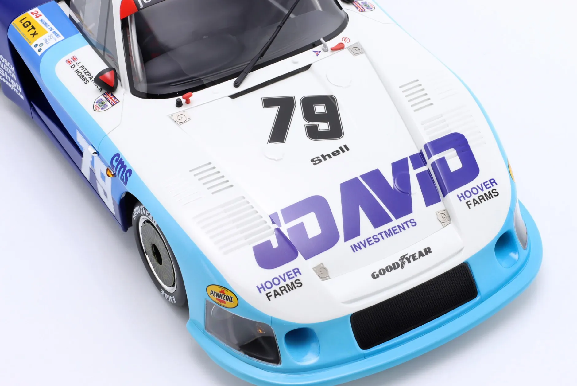 Porsche 935 Moby Dick #79 4th 24h LeMans 1982 Fitzpatrick, Hobbs 1:12 CMR