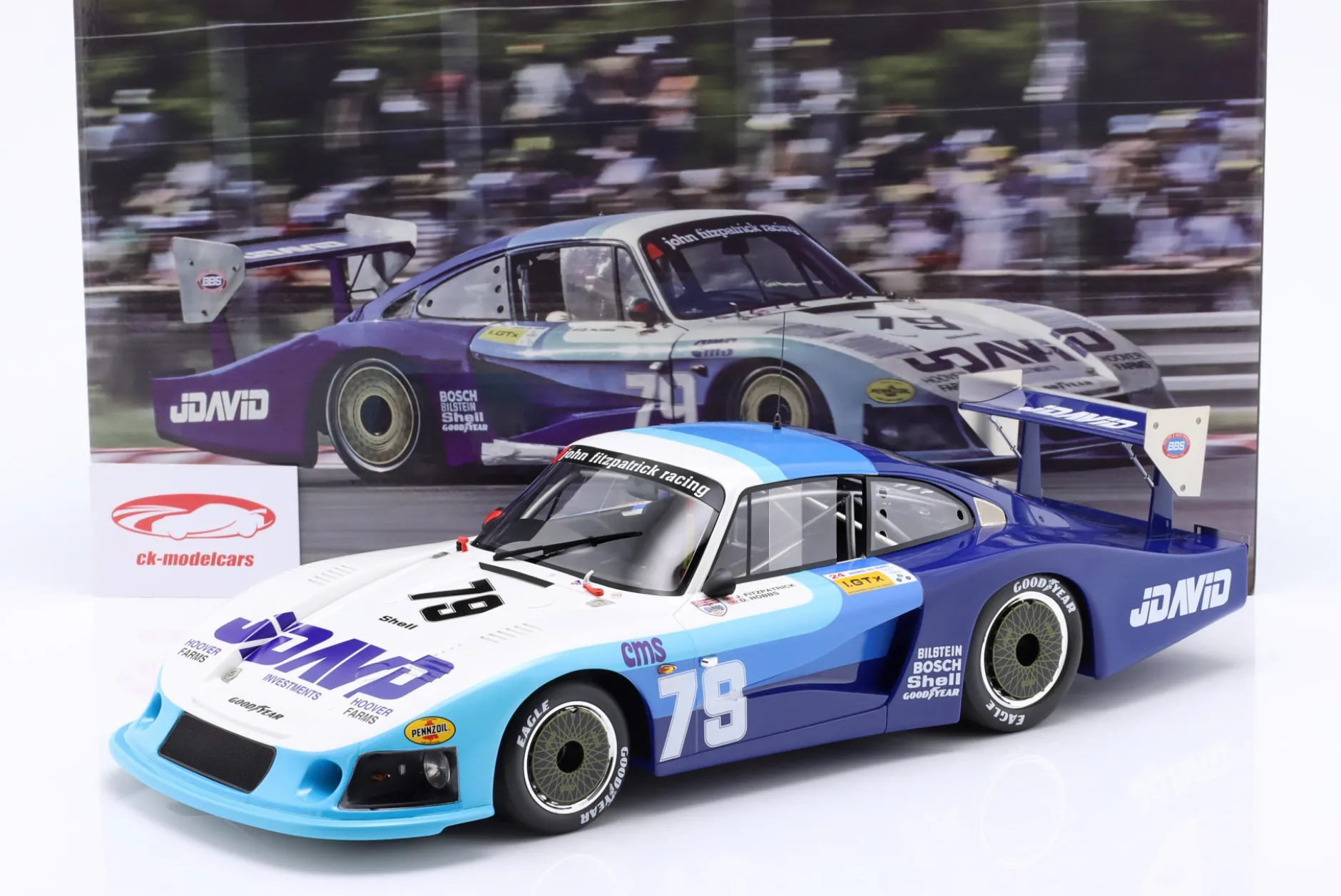 Porsche 935 Moby Dick #79 4th 24h LeMans 1982 Fitzpatrick, Hobbs 1:12 CMR