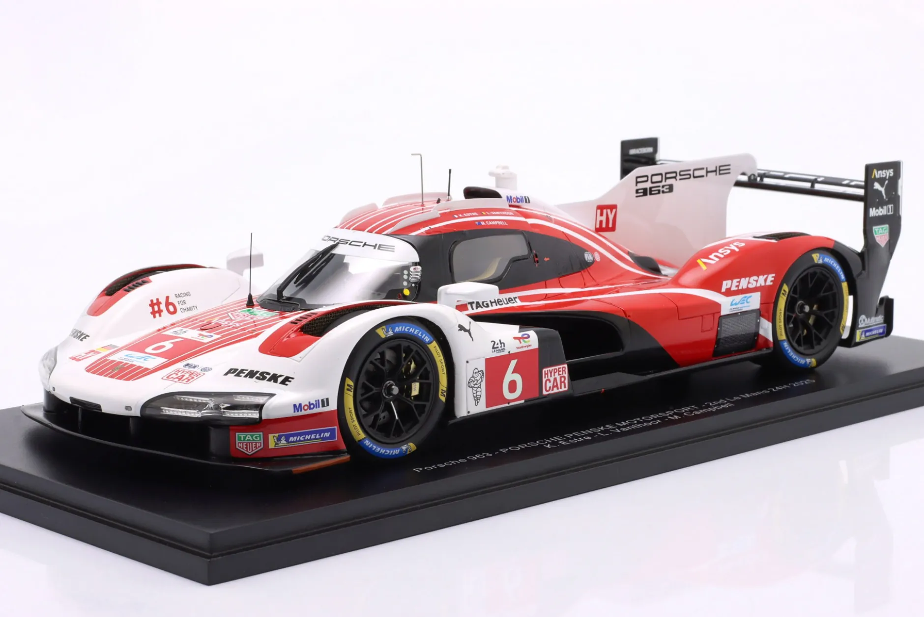 Porsche 963 #6 2nd 24h LeMans 2025 Porsche Penske Motorsport 1:18 Spark