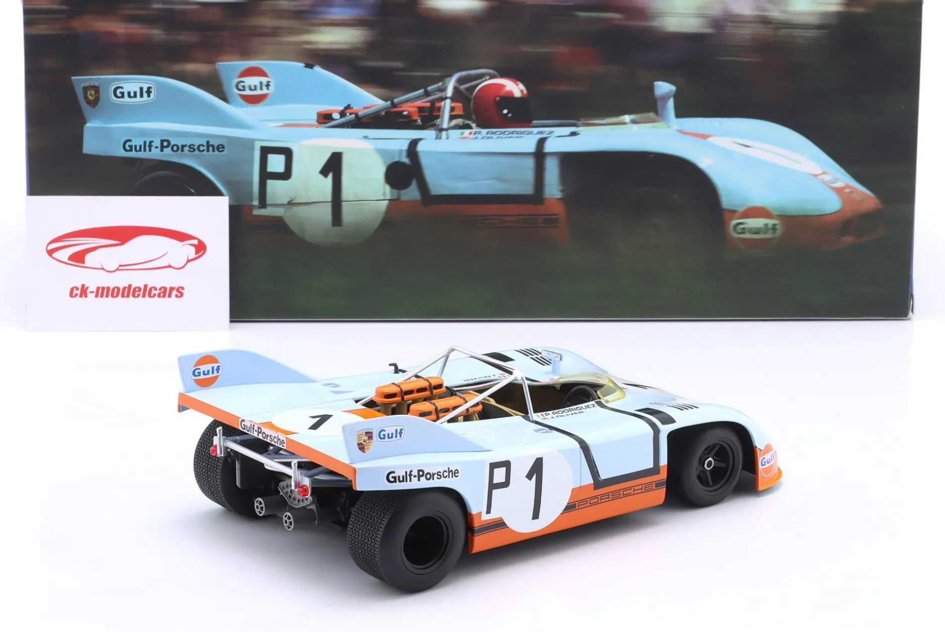 Porsche 908/03 #1 2nd 1000km Nürburgring 1971 Rodriguez, Siffert 1:18 WERK83