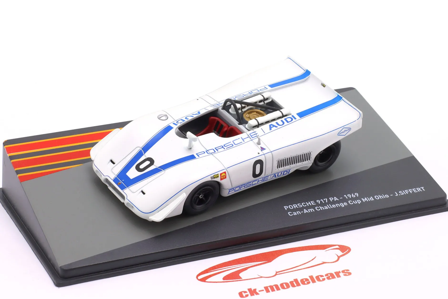 Porsche 917 PA #0 4th Can-Am Mid Ohio 1969 Jo Siffert 1:43 Altaya