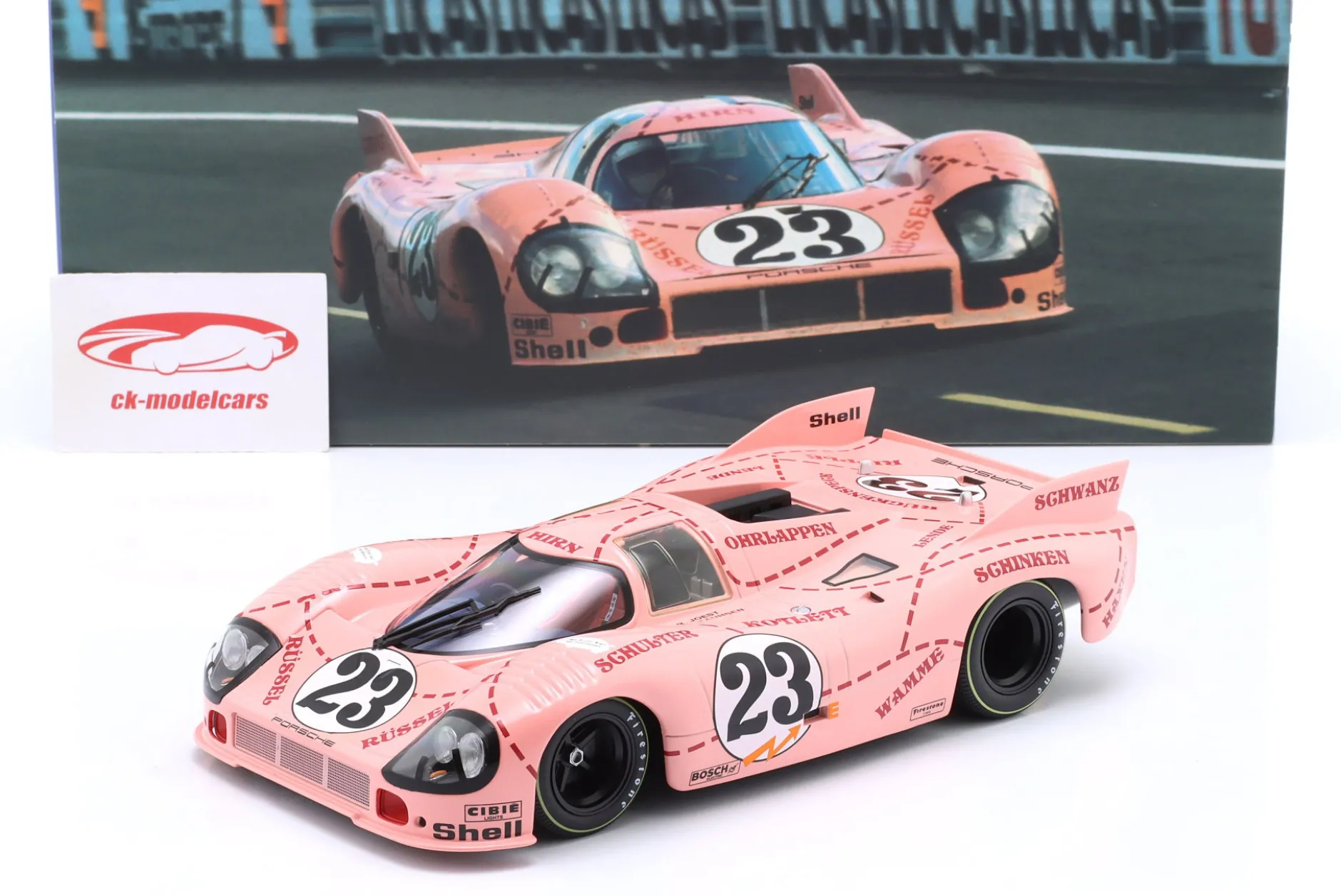 Porsche 917/20 Pink Pig #23 24h LeMans 1971 Kauhsen, Joest 1:18 WERK83