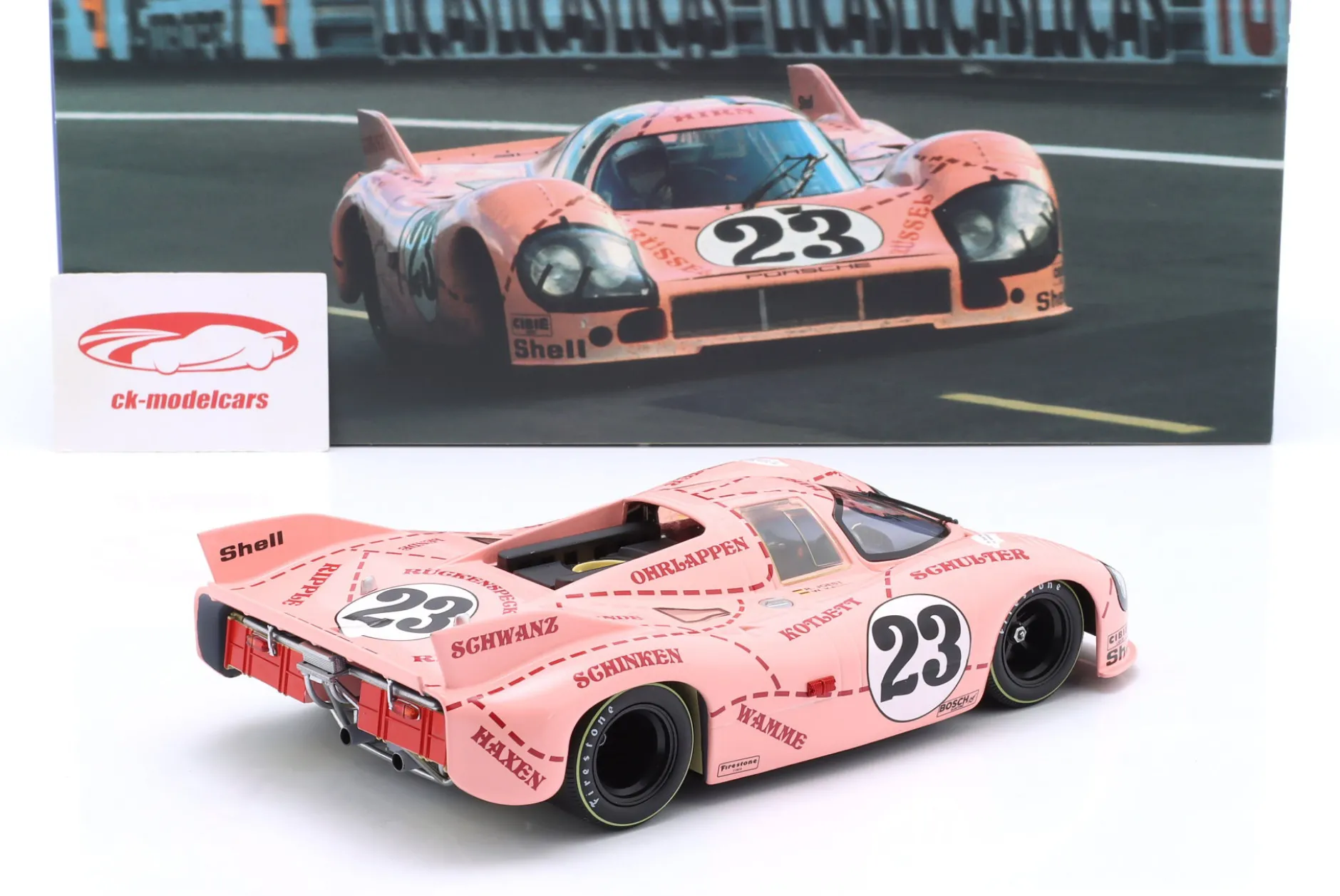 Porsche 917/20 Pink Pig #23 24h LeMans 1971 Kauhsen, Joest 1:18 WERK83