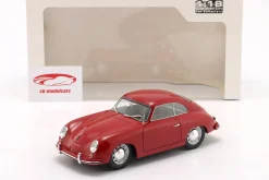 Porsche 356 Pre-A Baujahr 1953 dunkelrot 1:18 Solido
