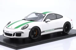 Porsche 911 (991) R Baujahr 2016 weiß / grün 1:12 Schuco