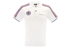 Porsche Rothmans Polo-Shirt #1 Sieger 24h LeMans 1982 blau / weiß