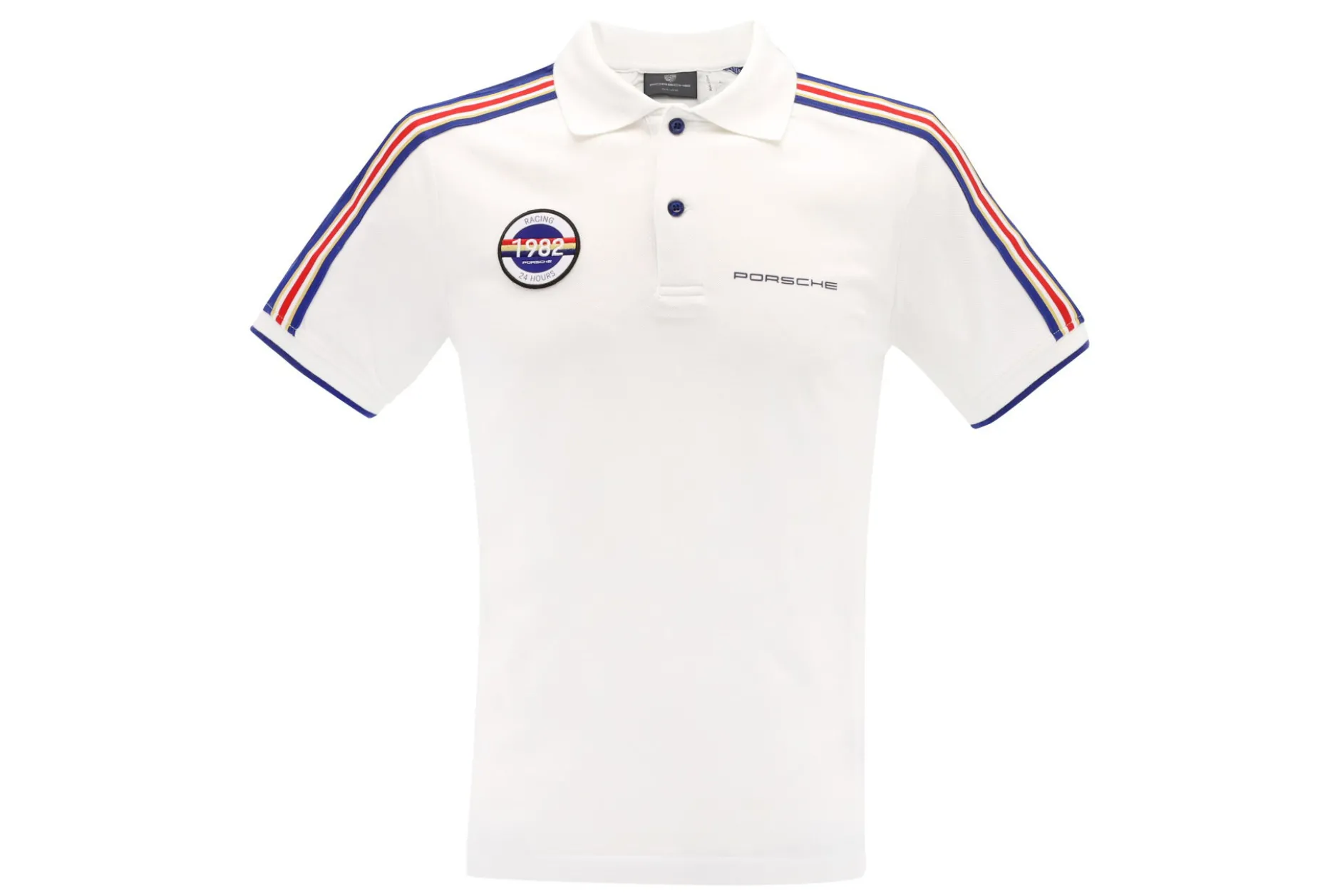 Porsche Rothmans Polo-Shirt #1 Sieger 24h LeMans 1982 blau / weiß