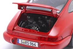 Porsche 911 (964) RS Baujahr 1992 rot / Speedline Felgen 1:12 KK-Scale