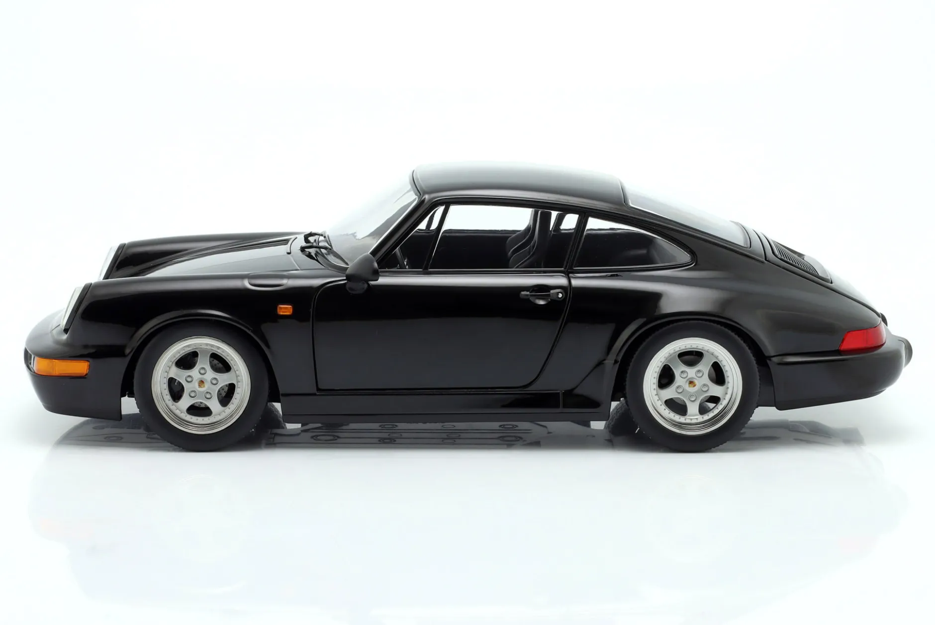 Porsche 911 (964) RS Baujahr 1992 schwarz / Speedline Felgen 1:12 KK-Scale