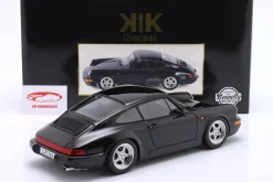 Porsche 911 (964) RS Baujahr 1992 schwarz / Speedline Felgen 1:12 KK-Scale