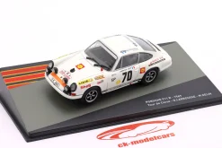 Porsche 911 R #70 Sieger Rallye Tour de Corse 1969 Larrousse, Gelin 1:43 Altaya