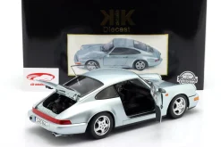 Porsche 911 (964) RS mit Cup Felgen Baujahr 1992 polarsilber 1:12 KK-Scale