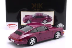 Porsche 911 (964) RS mit Cup Felgen Baujahr 1992 rubinrot 1:12 KK-Scale