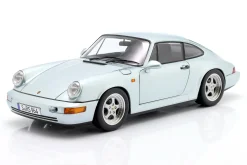 Porsche 911 (964) RS mit Speedline Felgen Baujahr 1992 polarsilber 1:12 KK-Scale