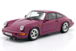 Porsche 911 (964) RS mit Speedline Felgen Baujahr 1992 rubinrot 1:12 KK-Scale