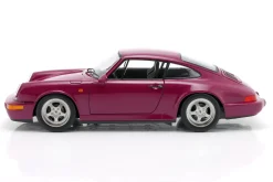 Porsche 911 (964) RS mit Speedline Felgen Baujahr 1992 rubinrot 1:12 KK-Scale
