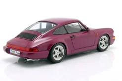 Porsche 911 (964) RS mit Speedline Felgen Baujahr 1992 rubinrot 1:12 KK-Scale