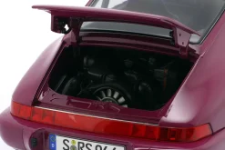 Porsche 911 (964) RS mit Speedline Felgen Baujahr 1992 rubinrot 1:12 KK-Scale