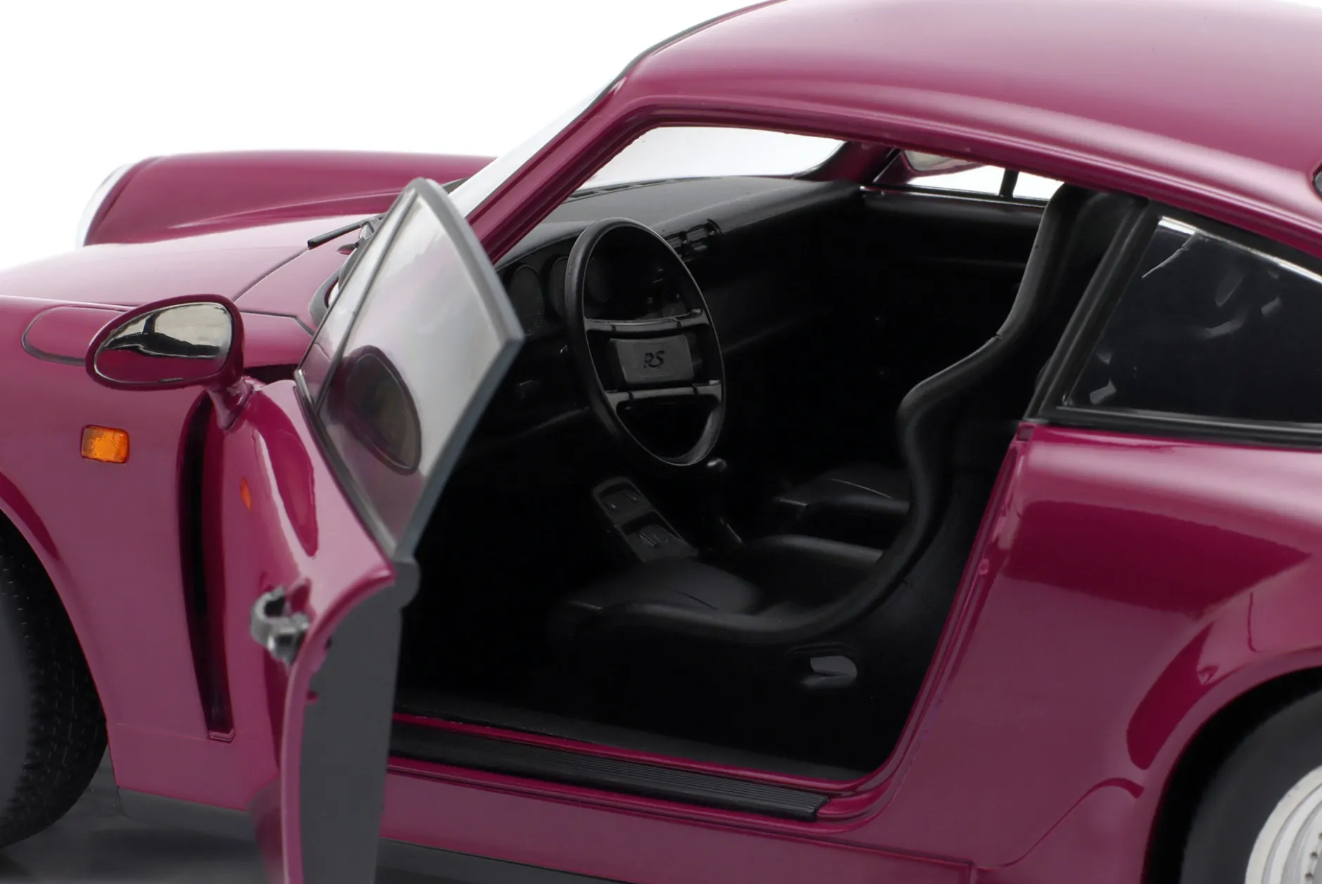 Porsche 911 (964) RS mit Speedline Felgen Baujahr 1992 rubinrot 1:12 KK-Scale