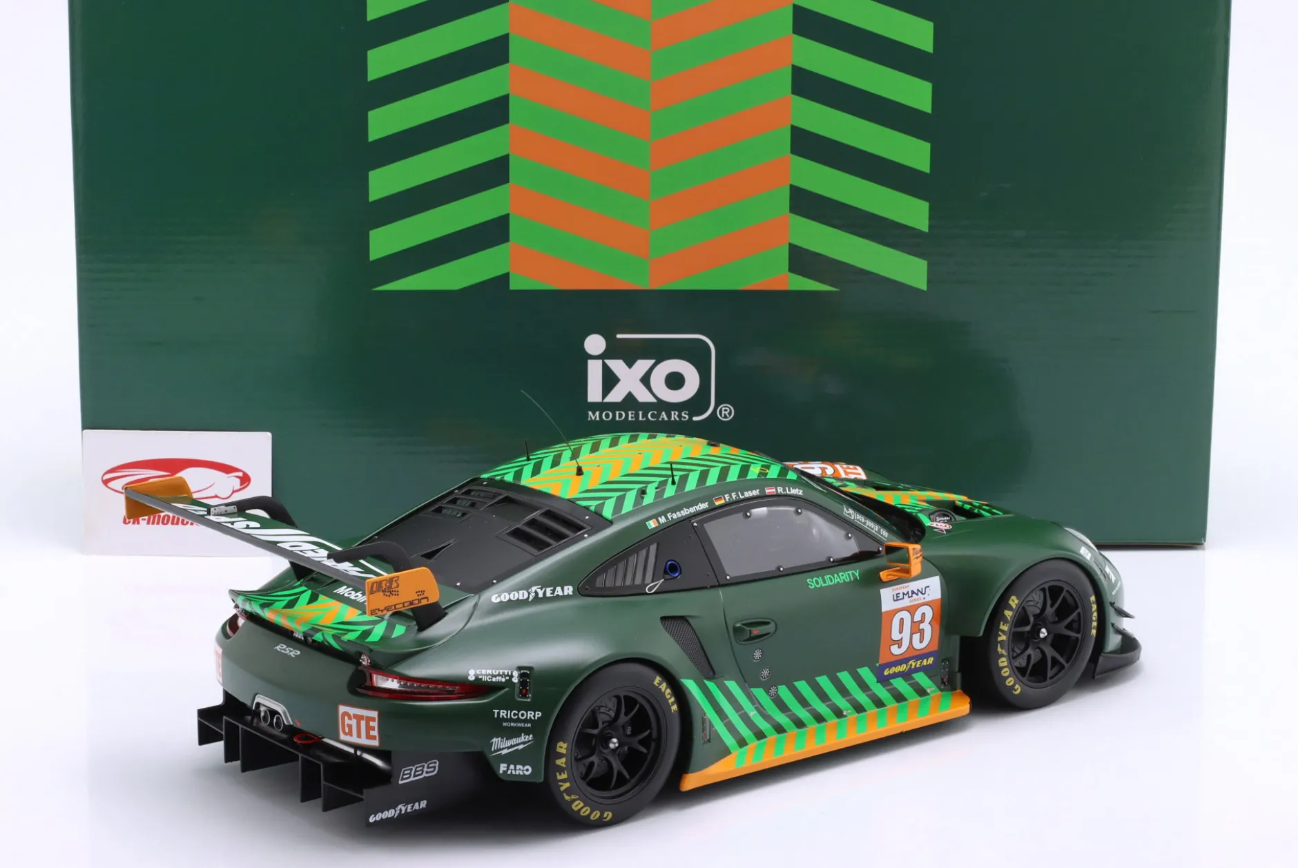 Porsche 911 RSR #93 ELMS 2020 Proton Competition 1:12 Ixo