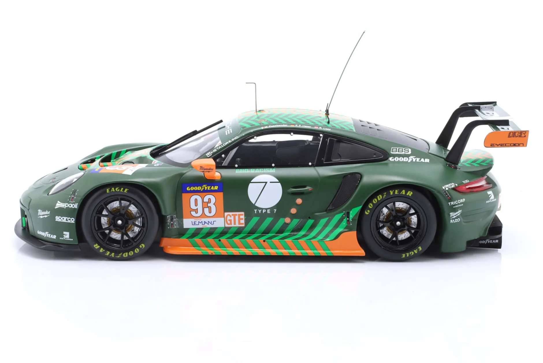 Porsche 911 RSR-19 #93 ELMS 2021 Proton Competition 1:18 Ixo