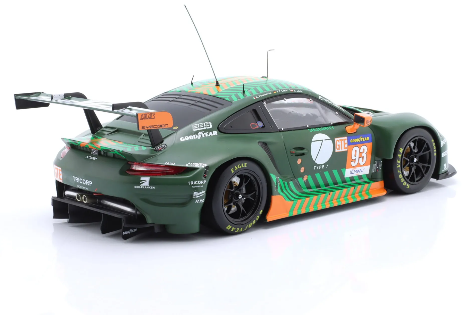 Porsche 911 RSR-19 #93 ELMS 2021 Proton Competition 1:18 Ixo