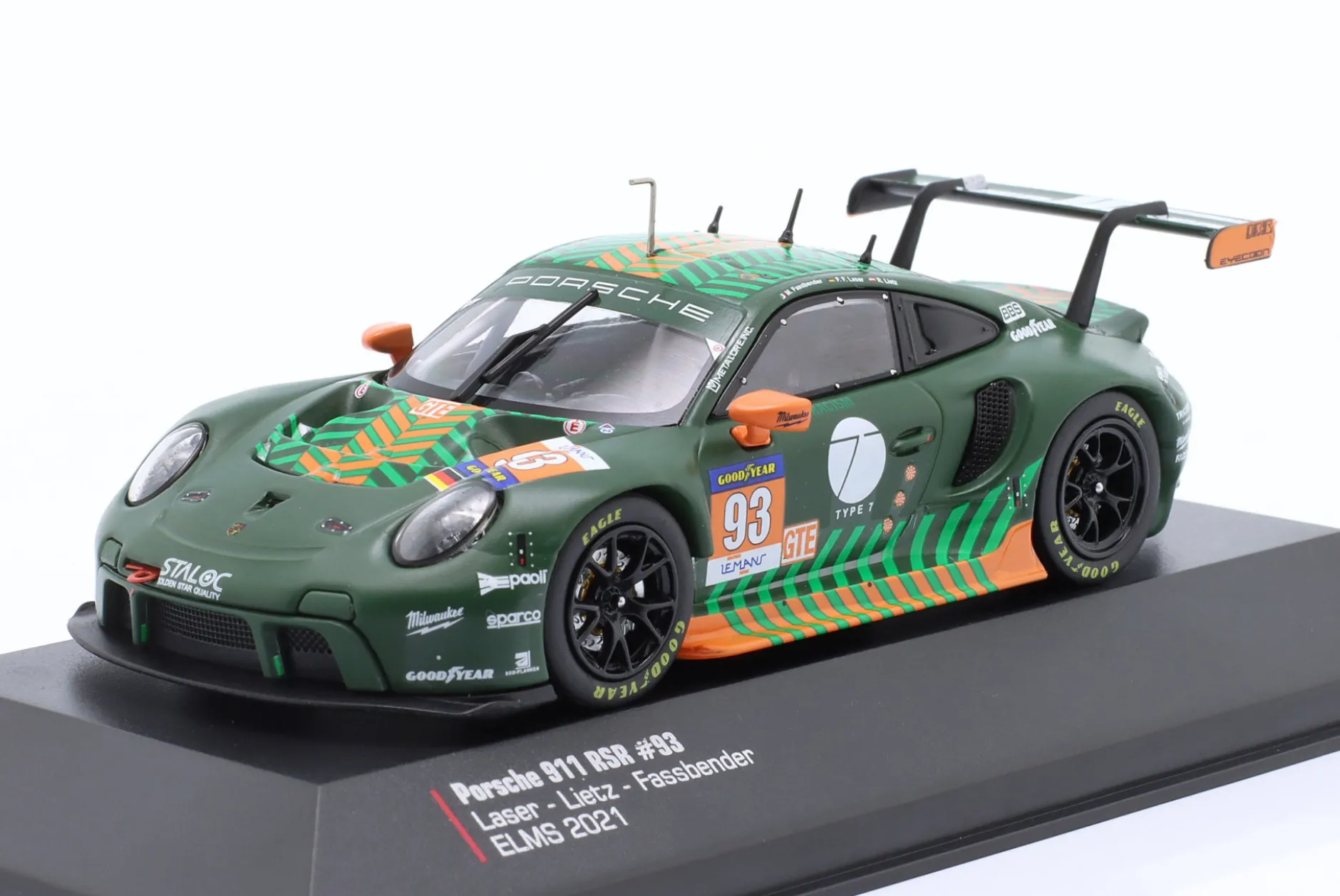 Porsche 911 RSR-19 #93 ELMS 2021 Proton Competition 1:43 Ixo