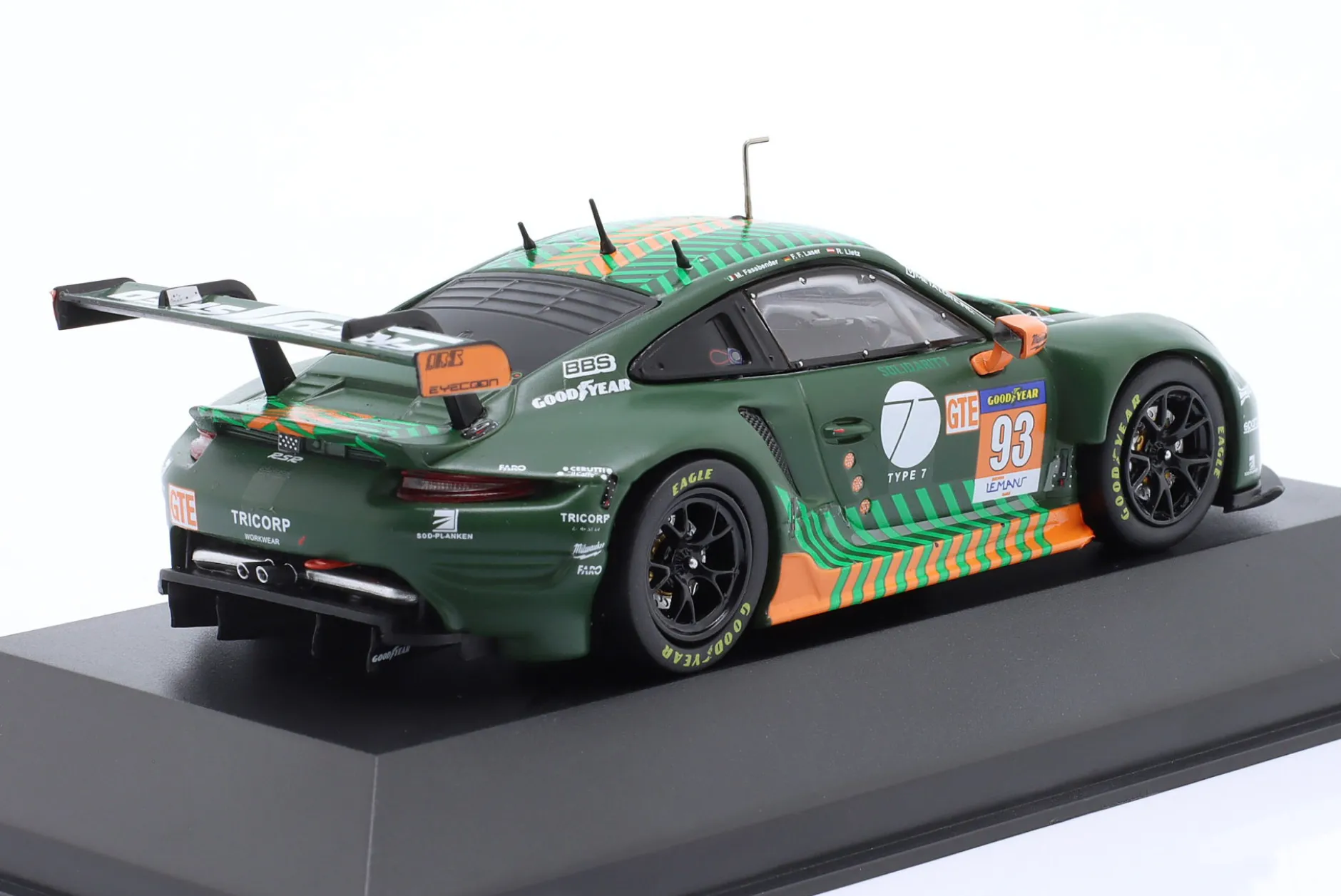Porsche 911 RSR-19 #93 ELMS 2021 Proton Competition 1:43 Ixo