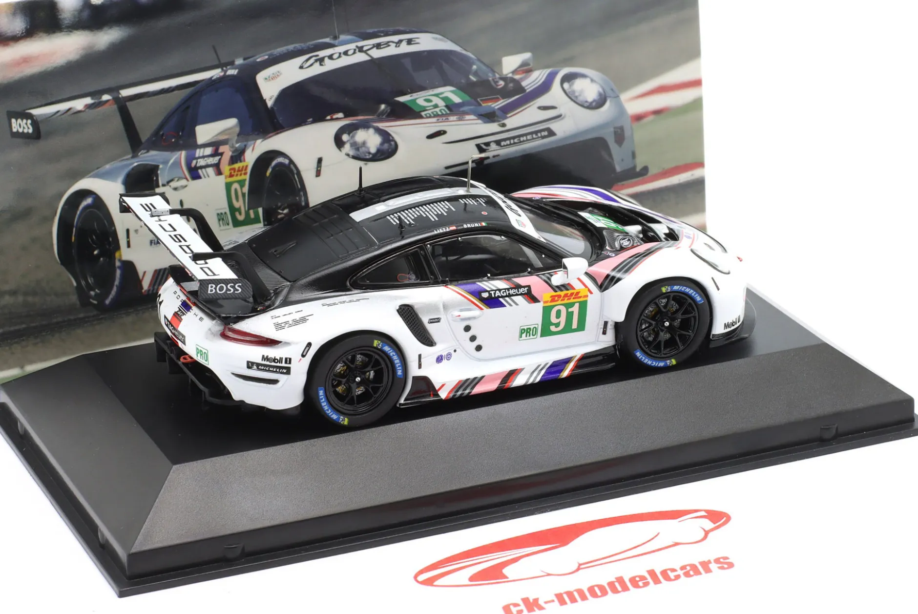 Porsche 911 RSR-19 Goodbye #91 Last Race WEC 2022 Bruni, Lietz 1:43 Ixo