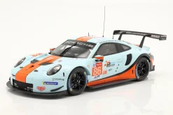 Porsche 911 (991) RSR Gulf #86 24h LeMans 2018 1:18 Ixo