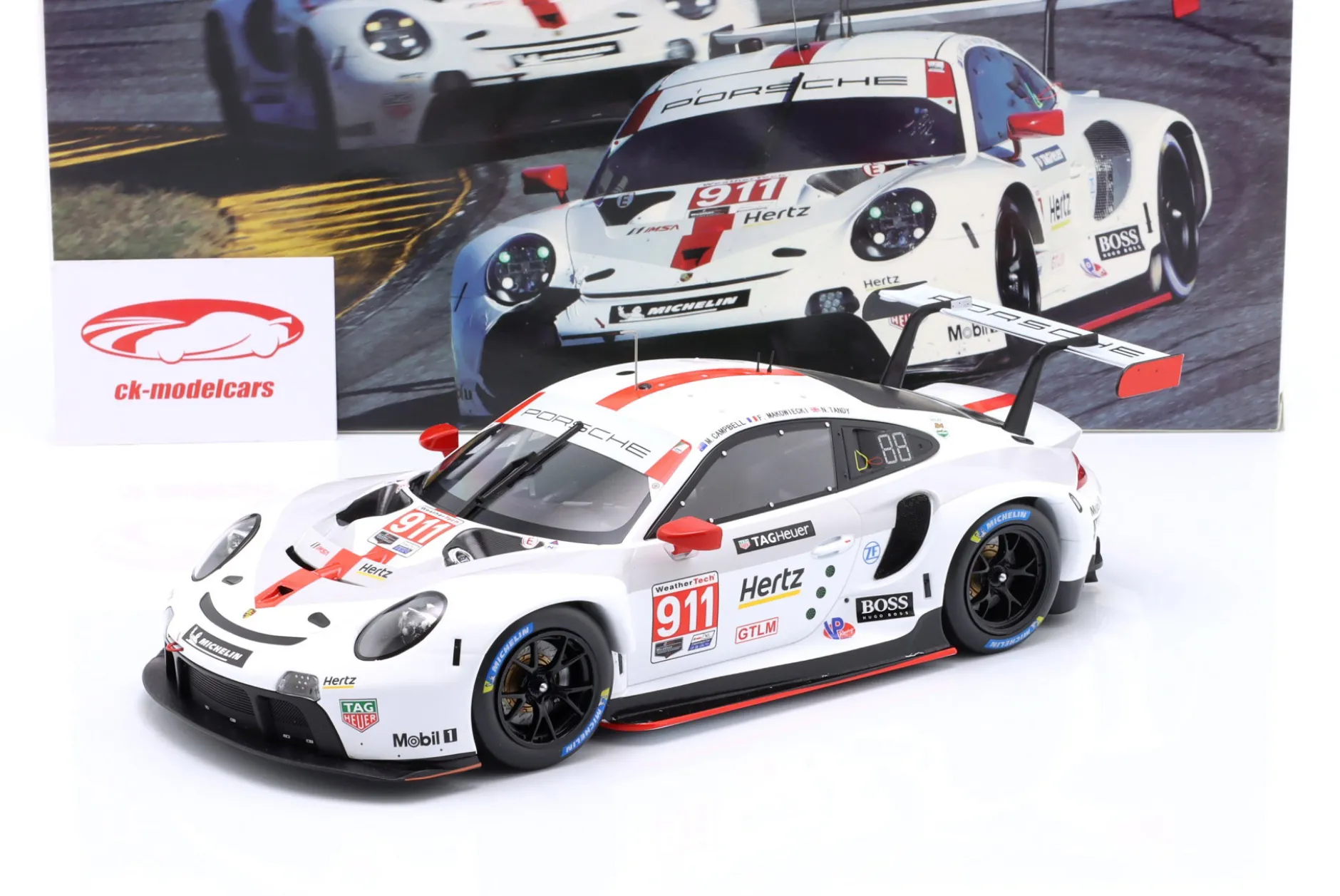 Porsche 911 RSR #911 24h Daytona 2020 Porsche GT Team 1:18 Ixo