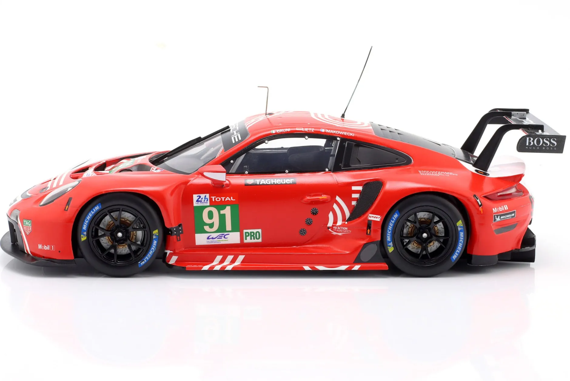 Porsche 911 RSR #91 24h LeMans 2020 Bruni, Lietz, Makowiecki 1:18 Ixo