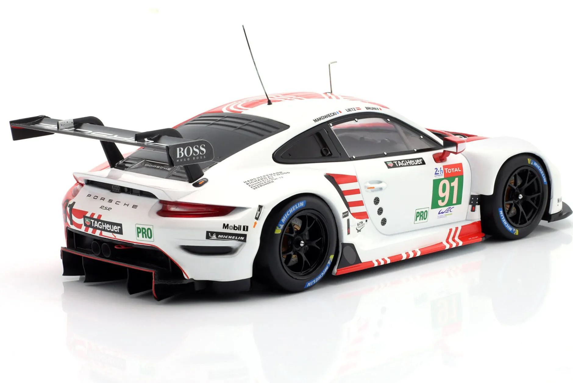 Porsche 911 RSR #91 24h LeMans 2020 Bruni, Lietz, Makowiecki 1:18 Ixo