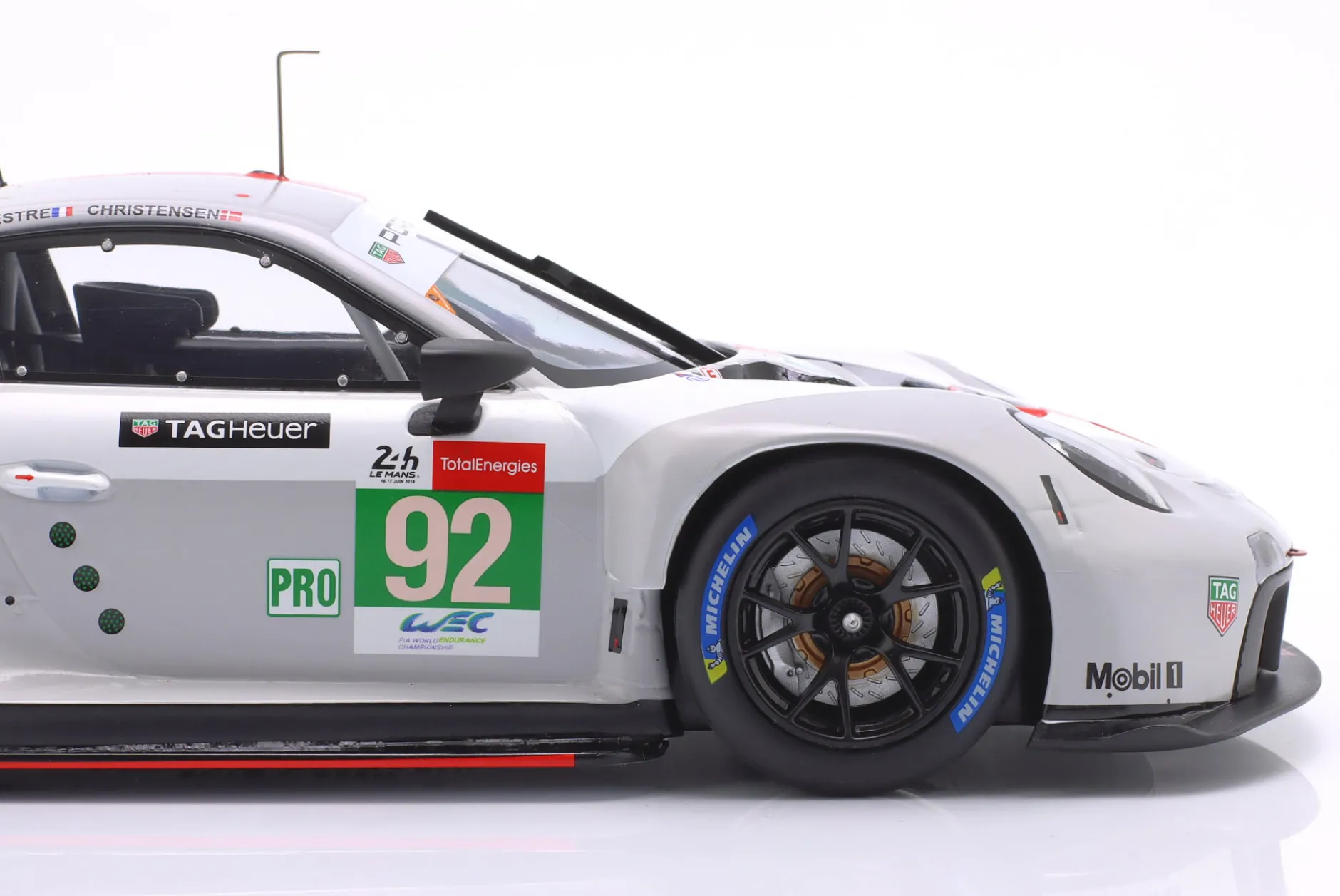 Porsche 911 RSR-19 #92 24h LeMans 2021 Christensen, Estre, Jani 1:18 Ixo