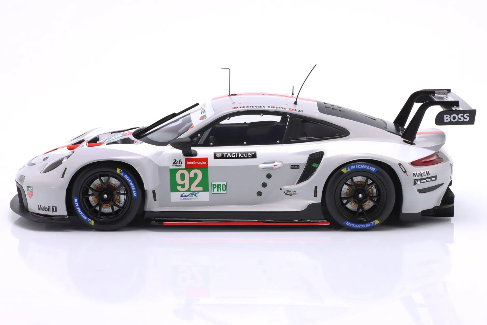 Porsche 911 RSR-19 #92 24h LeMans 2021 Christensen, Estre, Jani 1:18 Ixo