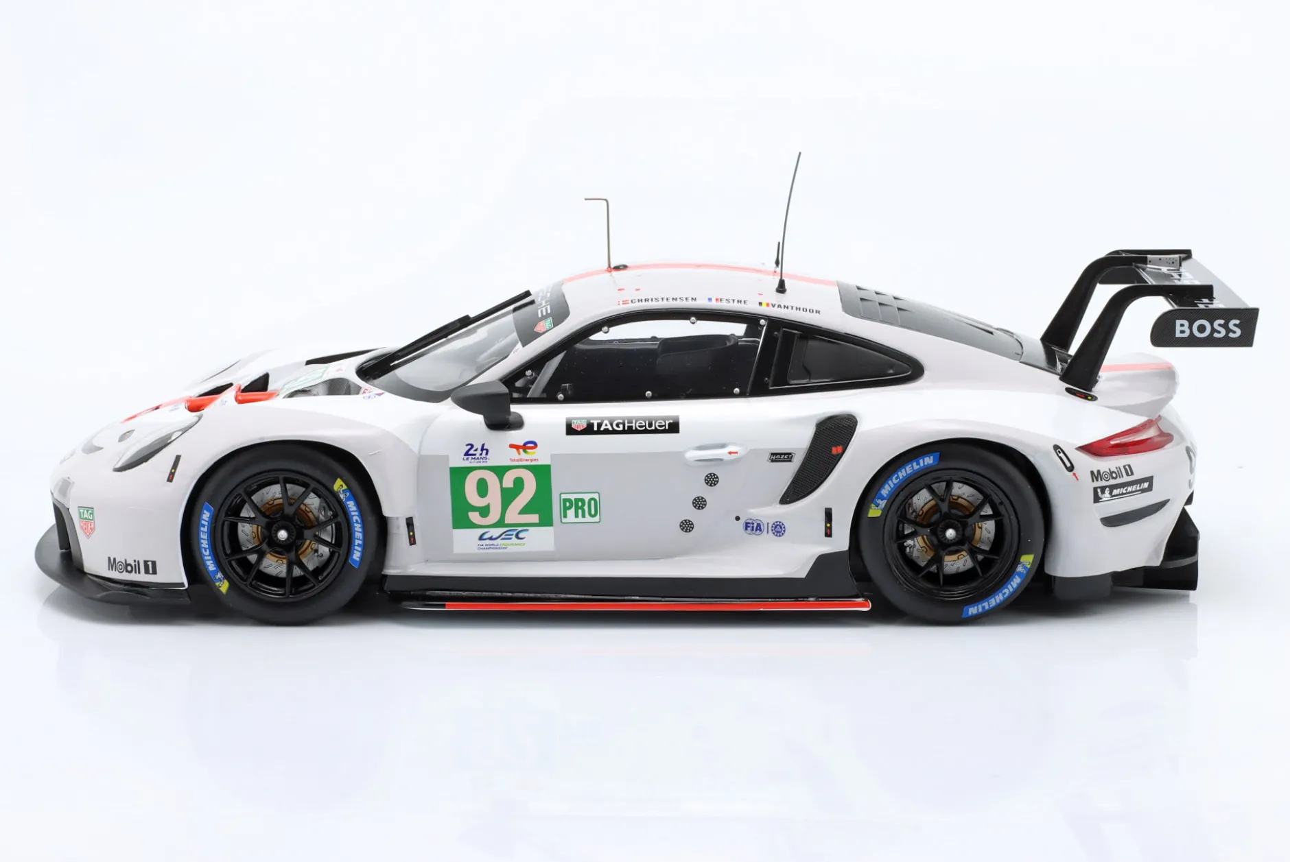 Porsche 911 RSR #92 24h LeMans 2022 Christensen, Estre, Vanthoor 1:18 Ixo