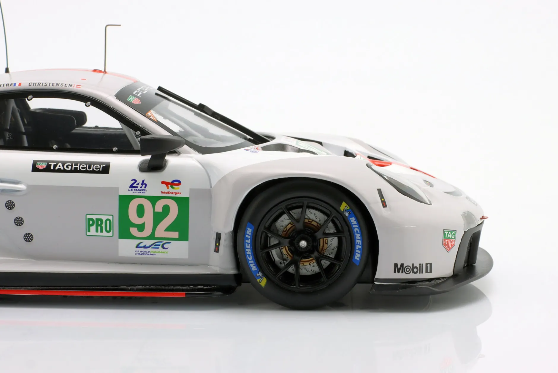Porsche 911 RSR #92 24h LeMans 2022 Christensen, Estre, Vanthoor 1:18 Ixo