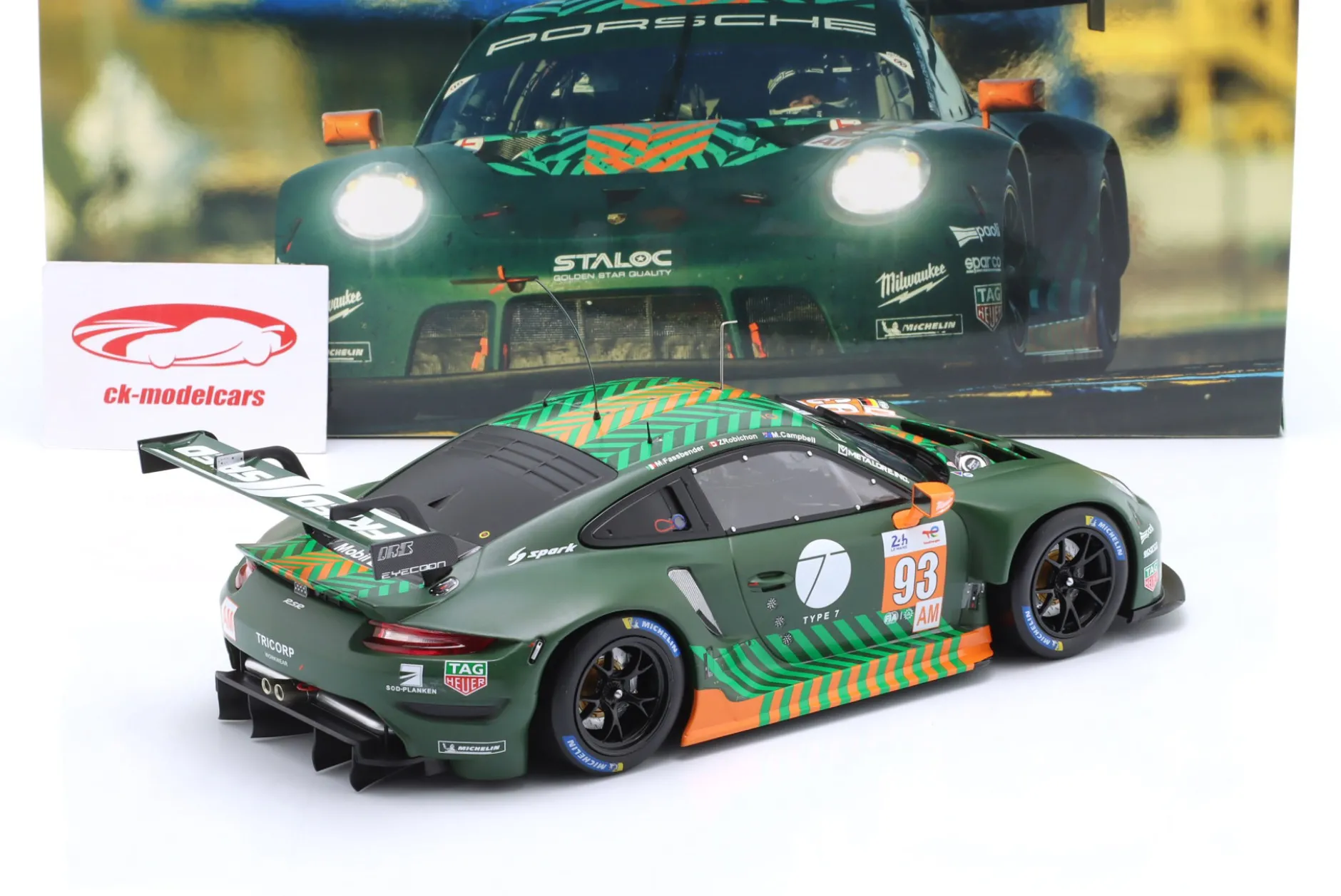 Porsche 911 RSR-19 #93 24h LeMans 2022 Proton Competition 1:18 Ixo
