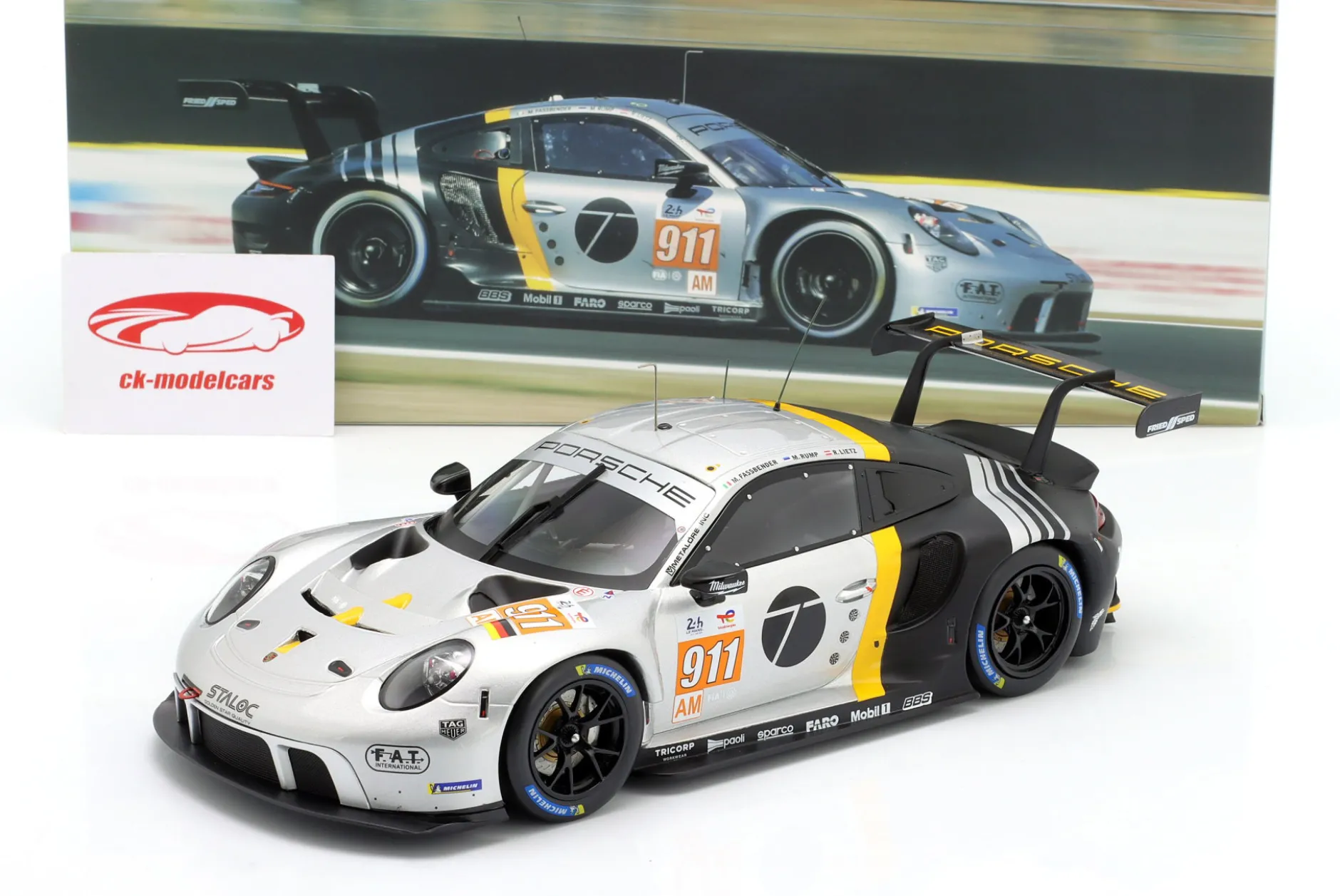 Porsche 911 RSR-19 #911 24h LeMans 2023 Proton Competition 1:18 Ixo
