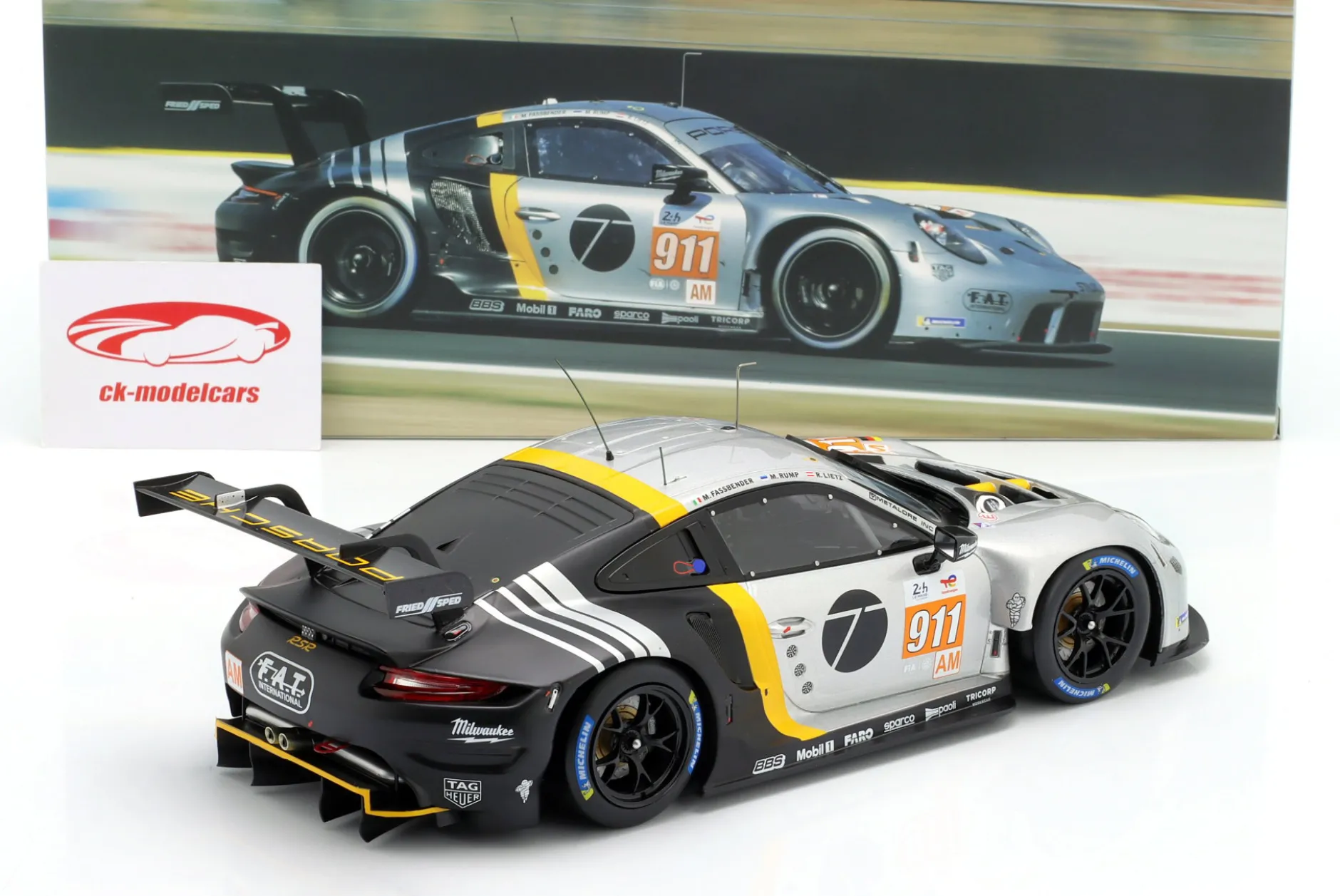 Porsche 911 RSR-19 #911 24h LeMans 2023 Proton Competition 1:18 Ixo