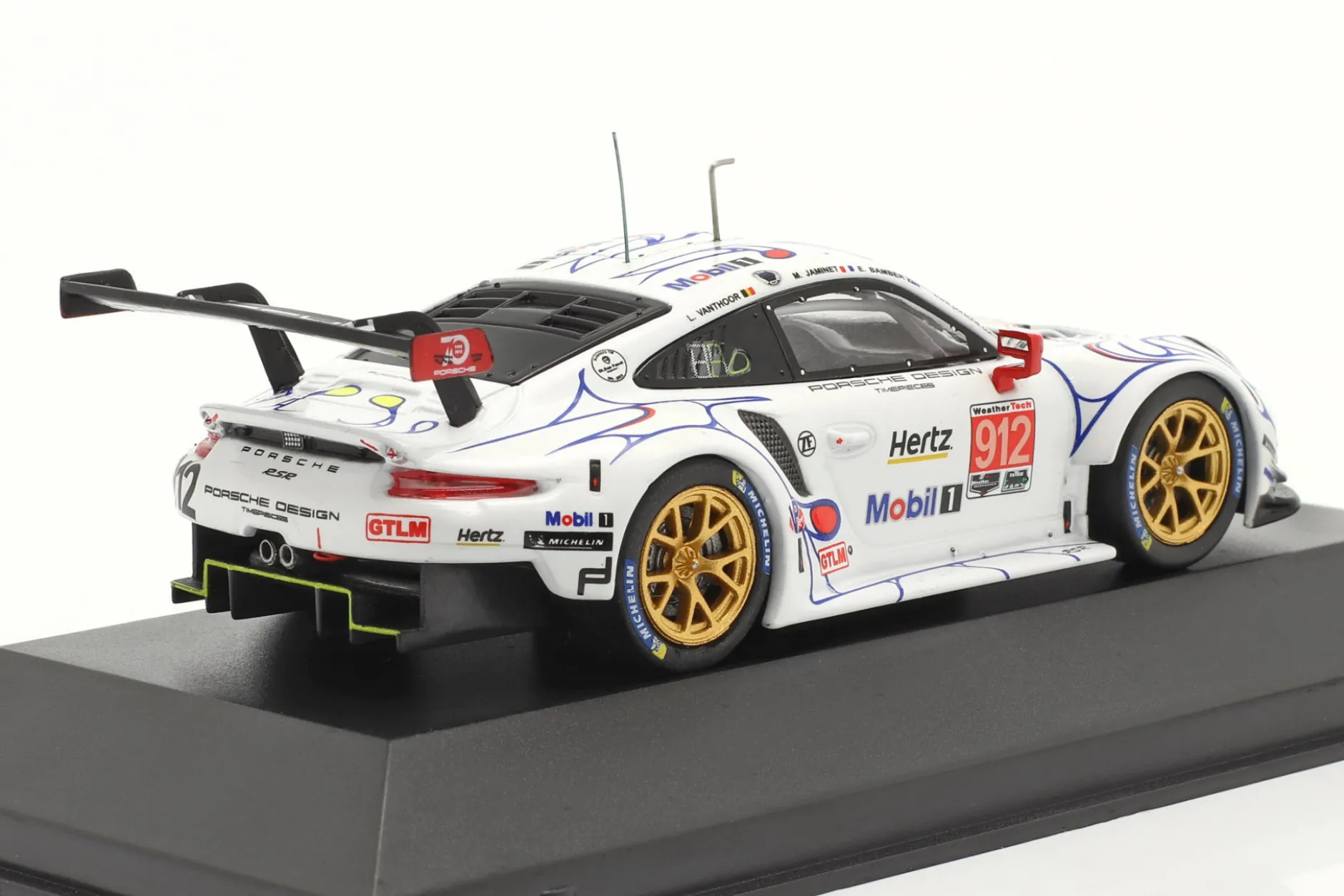Porsche 911 (991) RSR #912 2nd GTLM-Klasse Petit LeMans 2018 Porsche GT Team 1:43 Ixo